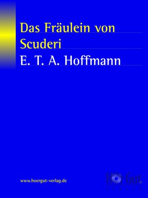 cover image of Das Fräulein von Scuderi